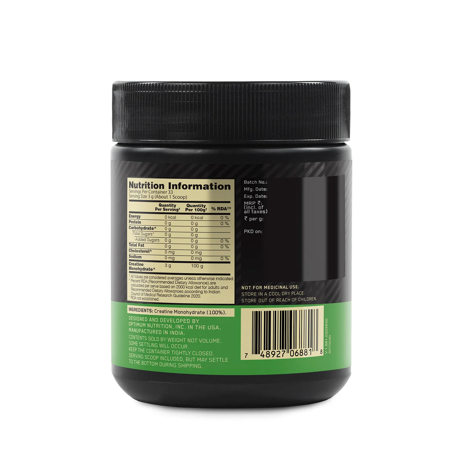 Gold Standard 100% Whey Protein Powder  Double Rich Chocolate  4 kg and Micronized Creatine Powder Unflavoured 100 g - Image 16