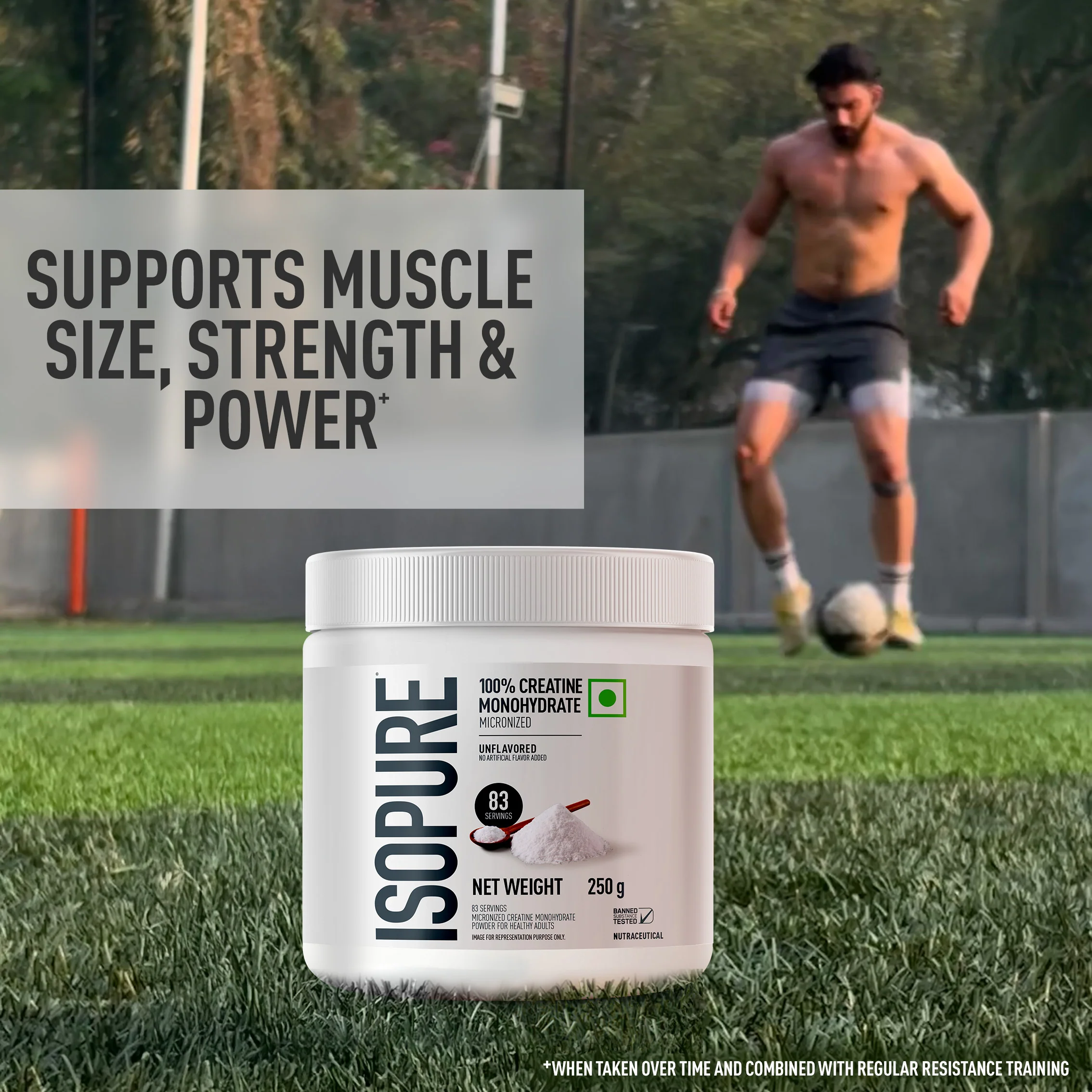 Isopure 2 kg Chocolate + Isopure 100% Creatine Monohydrate Micronized, 250g - Image 17