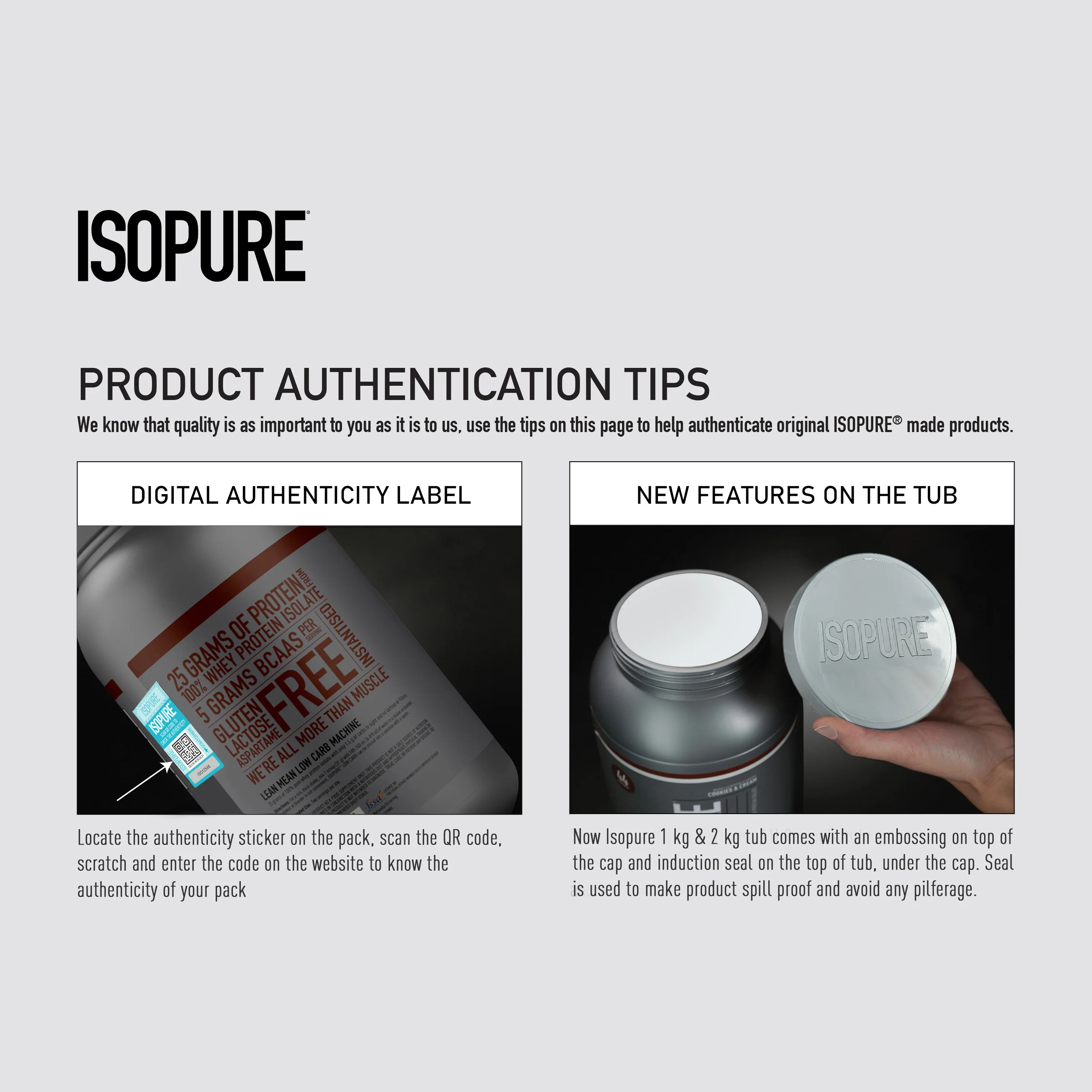 Isopure Whey Protein Isolate Powder with Vitamins for Immune Support - 2kg (Dutch Chocolate) - Image 10