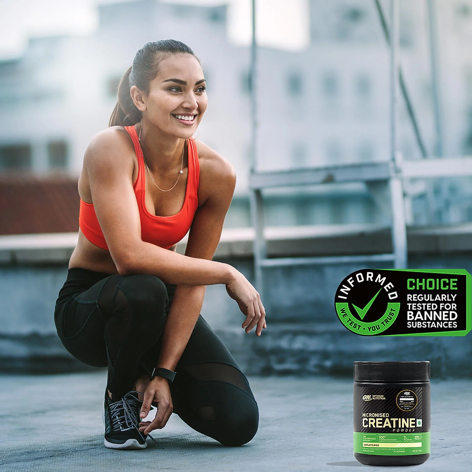 Micronized Creatine Powder | Unflavoured | 100 g + Multivitamin for MEN- 60 Tablets - Image 3