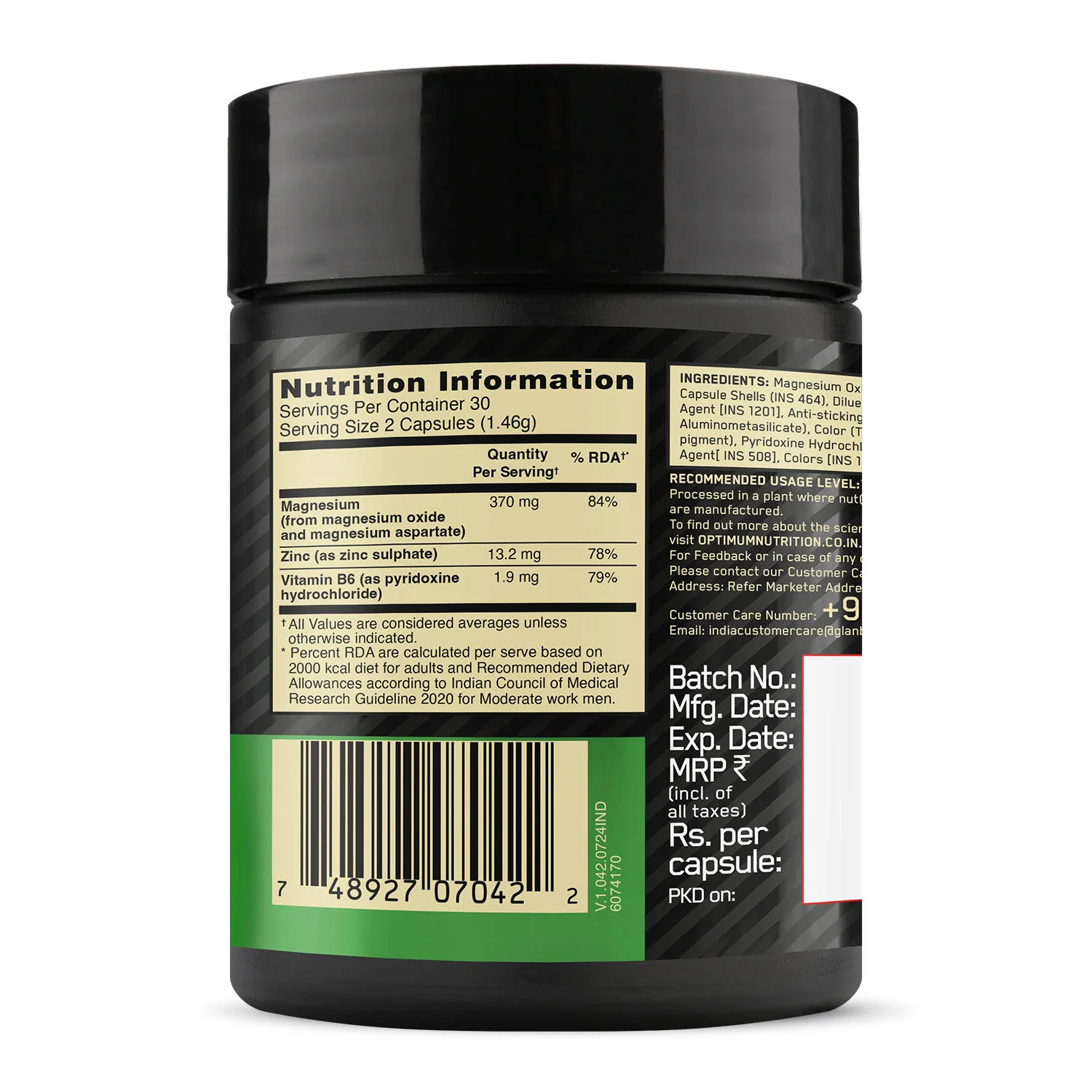 Micronized Creatine Powder | Unflavoured | 100 g + Zinc Magnesium Aspartate (ZMA) - 60 Capsules - Image 16