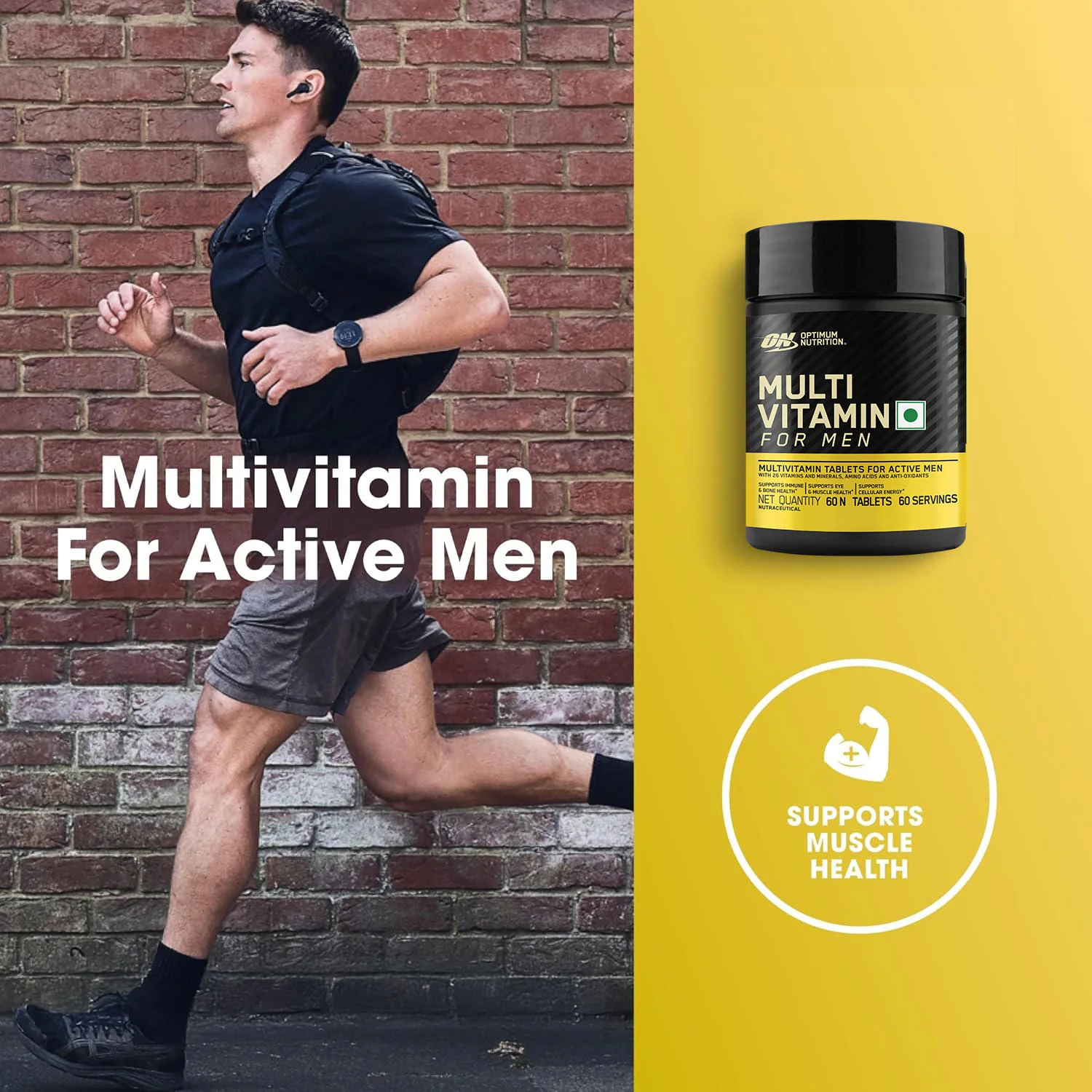 Multivitamin for MEN- 60 Tablets + Zinc Magnesium Aspartate (ZMA) - 60 Capsules - Image 5