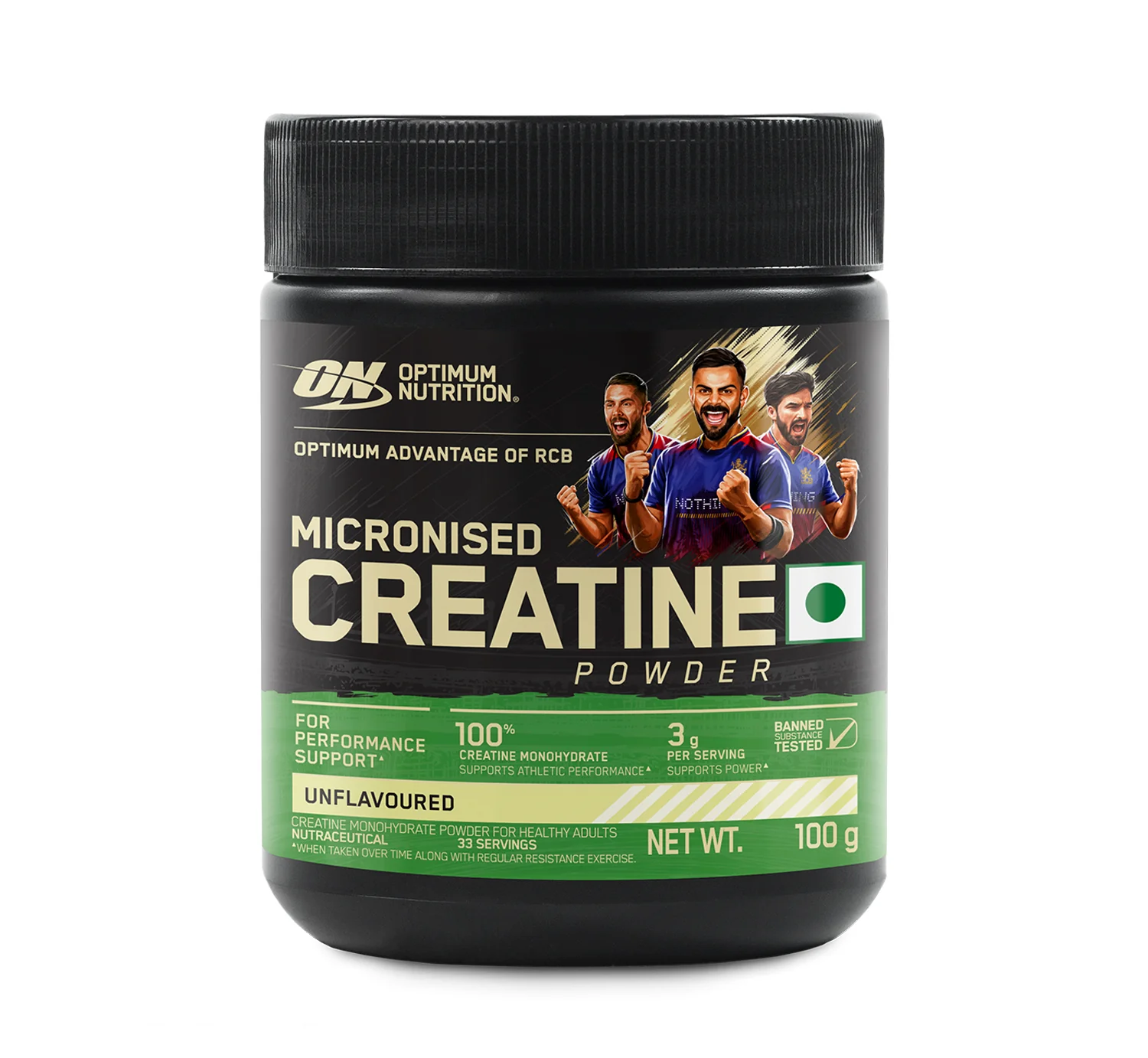Optimum Nutrition (ON) Micronized Creatine Powder - 100g,  Citrus Orange - Image 10