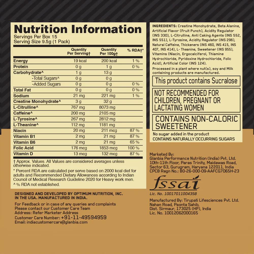Pre Workout Fruit Punch + Pre Workout Fruit Punch - Image 10